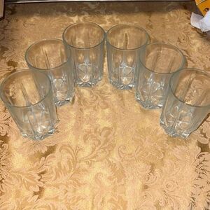 Set of 6 Vintage-Style Juice Glasses